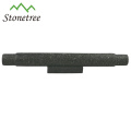 Granite and marble rolling pin with base wooden